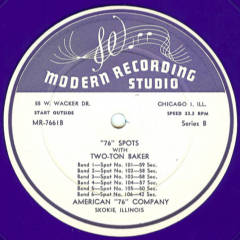 76 disc label
