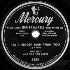 I'm a Bigger Man That You record label