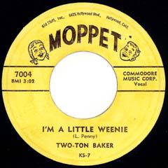 I'm a Little Weenie record label